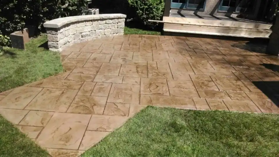 stone path made by paving contractors Grayslake