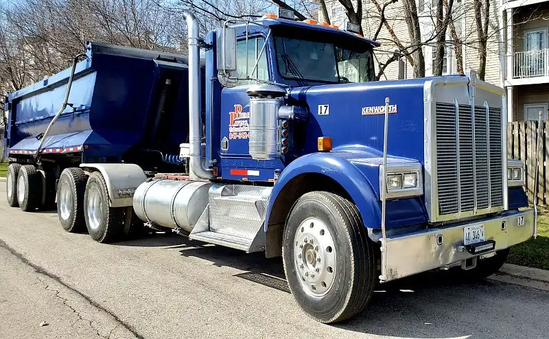 truck used for asphalt paving Grayslake